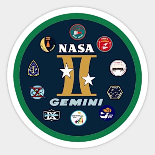 Project Gemini NASA Sticker